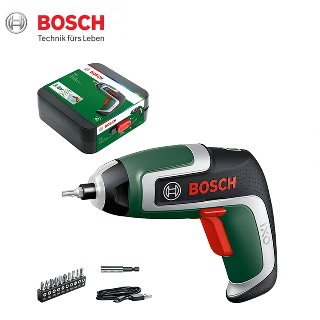 Bosch IXO7 Cordless Electric Screwdriver 3.6 V with Micro Usb Cable Mini Drill Multifunctional Power Tools AliExpress