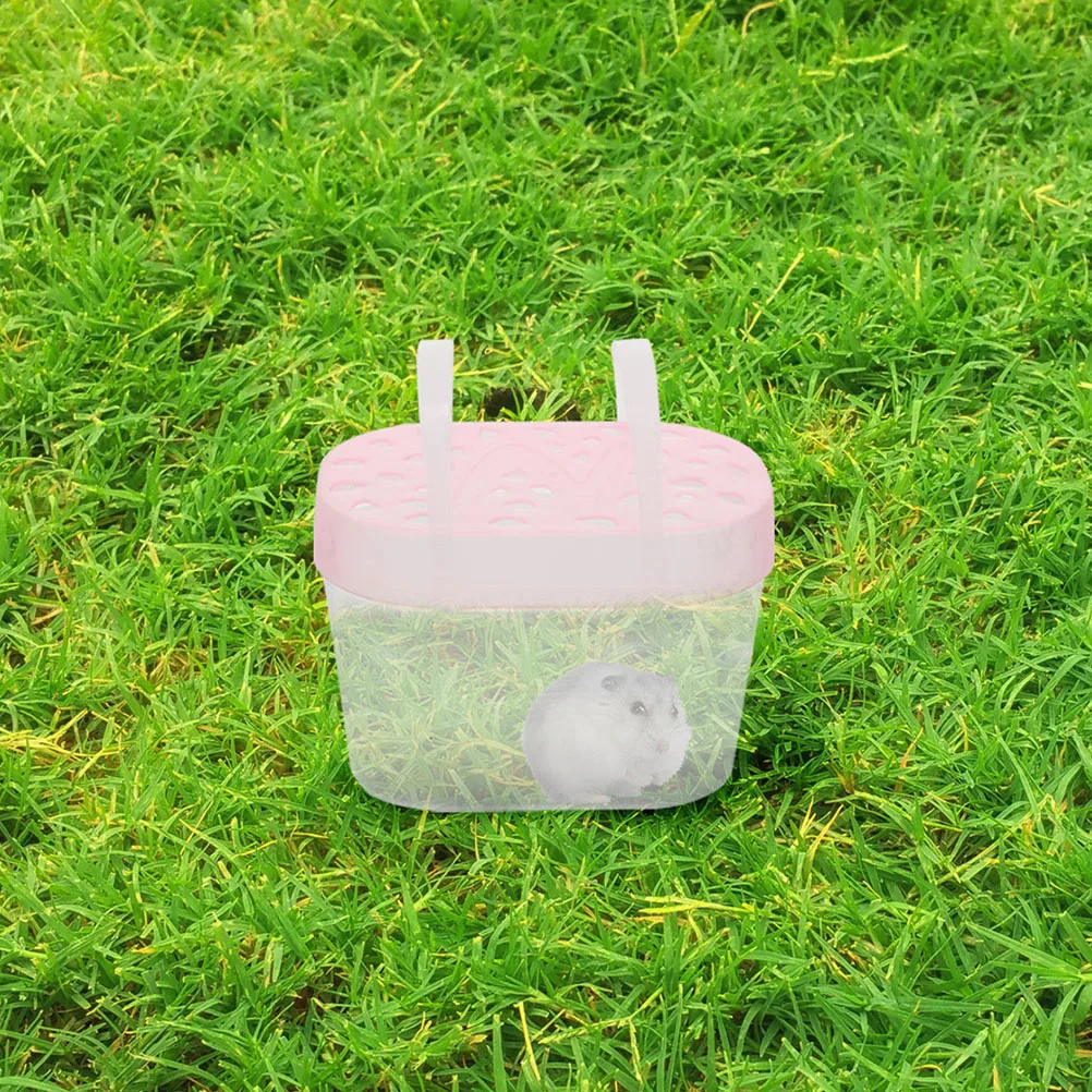 

3Pcs Portable Feeding Boxes Breathable Plastic Pet Carry Cases Outdoor Insects Breeding Small Animal Containers