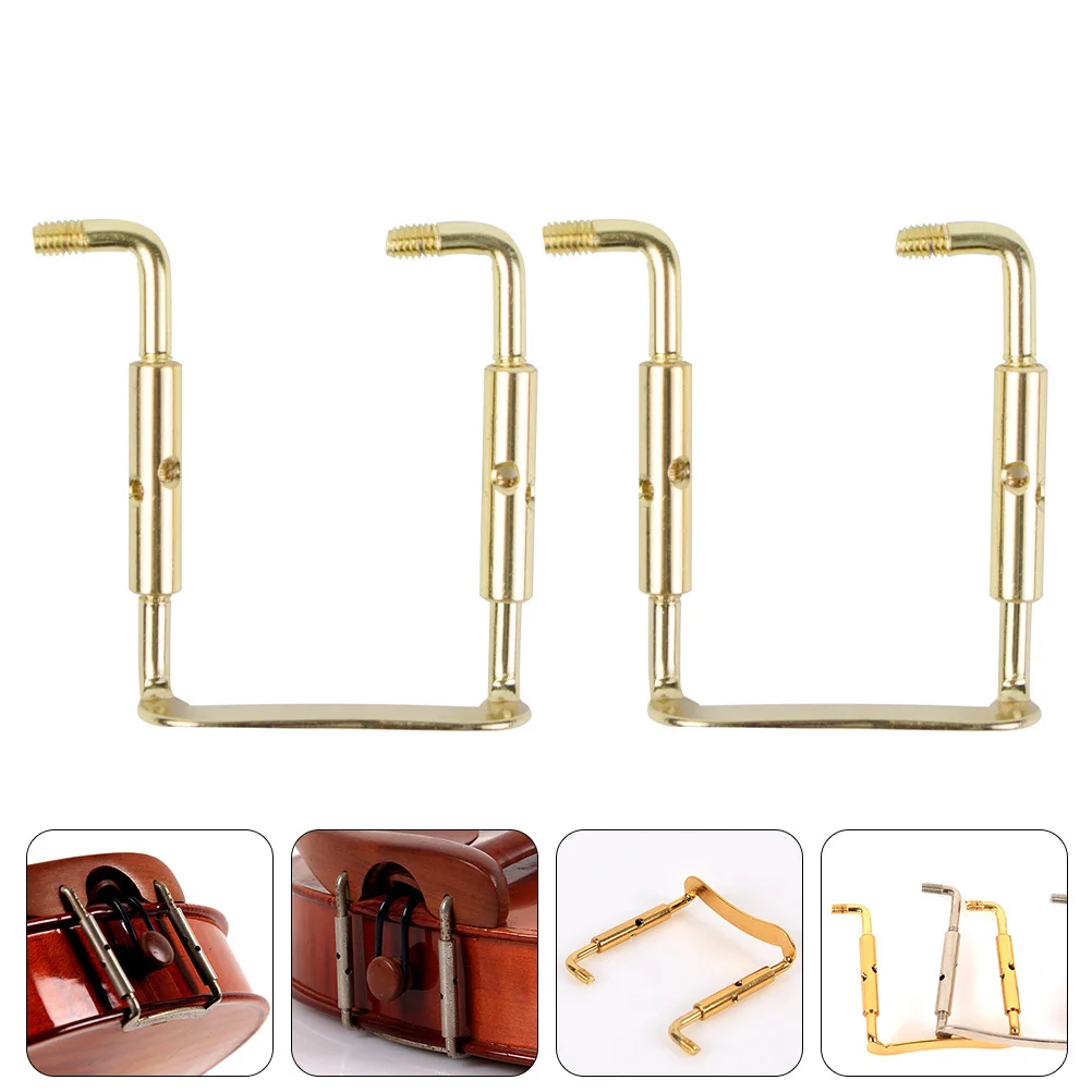 2 قطعة مسامير مسند الكمان المعدنية مقاومة للصدأ سطح مصقول أملس أجزاء الكمان ملحقات أدوات إصلاح بديلة #2