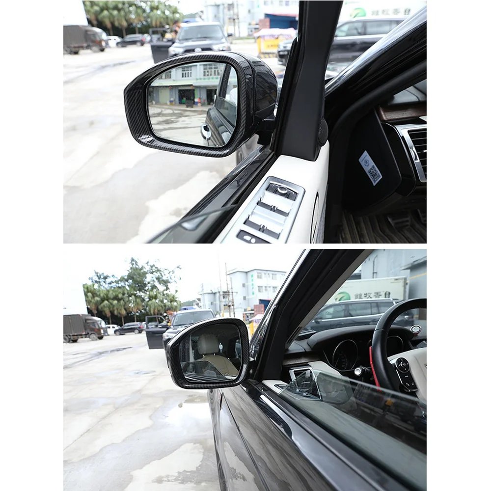 Car Exterior Side Rearview Mirror Frame Trim for Land Rover Discovery 4 5 LR4 LR5 Range