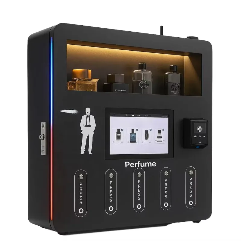 2025 Customized New Design Refillable Perfume Atomizer Touch Screen LED Lights SDK Factory Different Colors