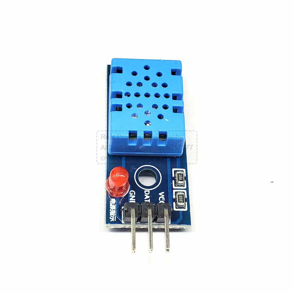 DHT11 Temperature and Relative Humidity Sensor Module for Arduino with LED Electronics Smart Temperature Sensor