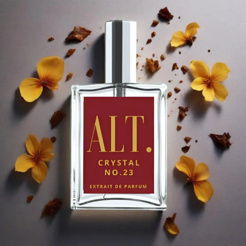 

Crystal No. 23 by ALT - Intense Extrait de Parfum for Men & Women, Rich Saffron and Jasmine with Warm Cedarwood & Ambergris Base
