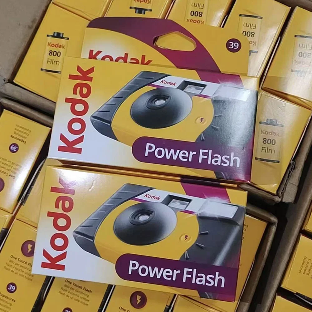 

Оригинальные 27/39 фотографий Kodak FunSaver/Daylight/HD Power Flash Одноразовая пленочная камера ISO800 Ручная вспышка (дата истечения срока годности 2026)