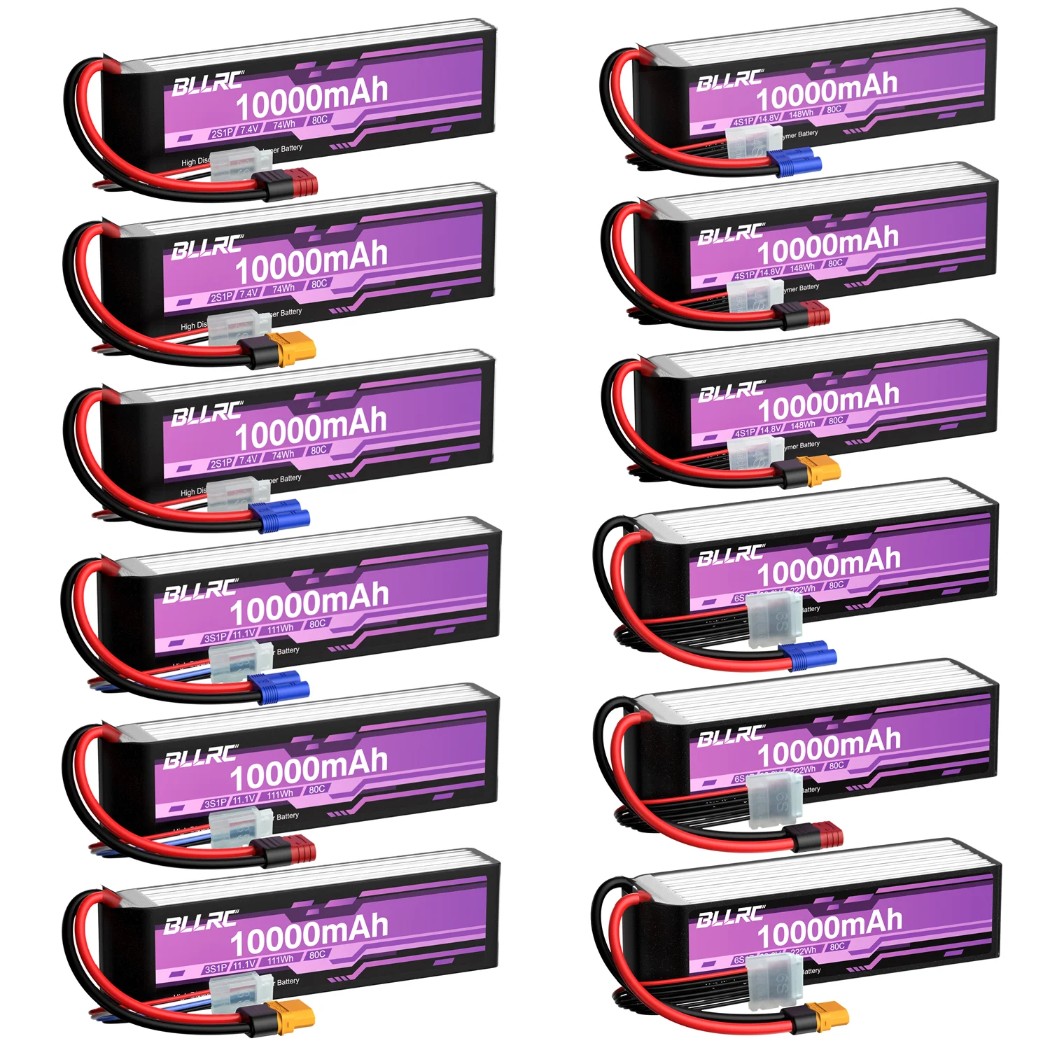 Drone Rc Truck - BLLRC 7.4V/11.1V /14.8V/22.2V 10000mAh Baterai Lipo