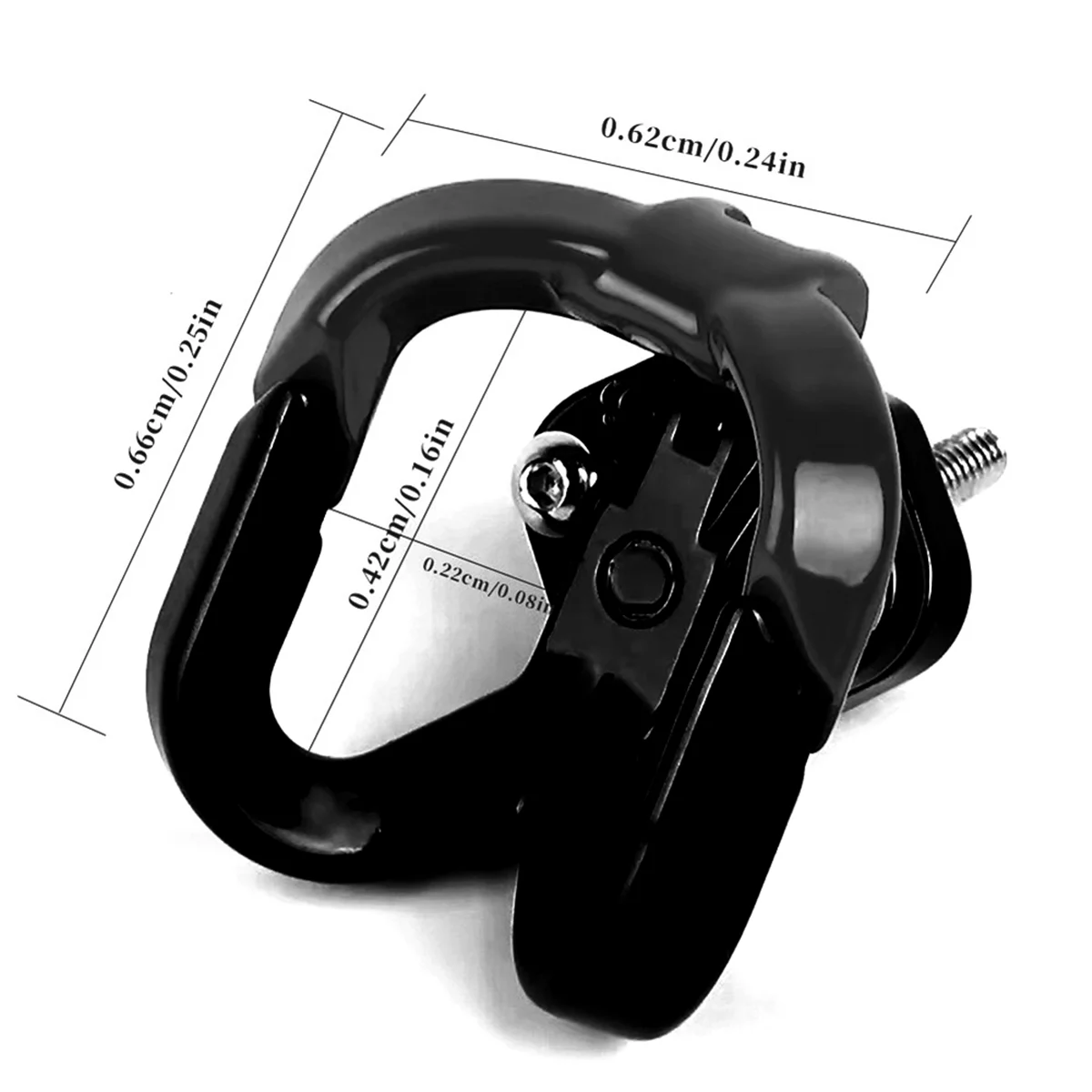 Gancio anteriore per scooter RISE Gancio per trasporto Pratico gancio per scooter M365/1S/Pro/Pro Nero