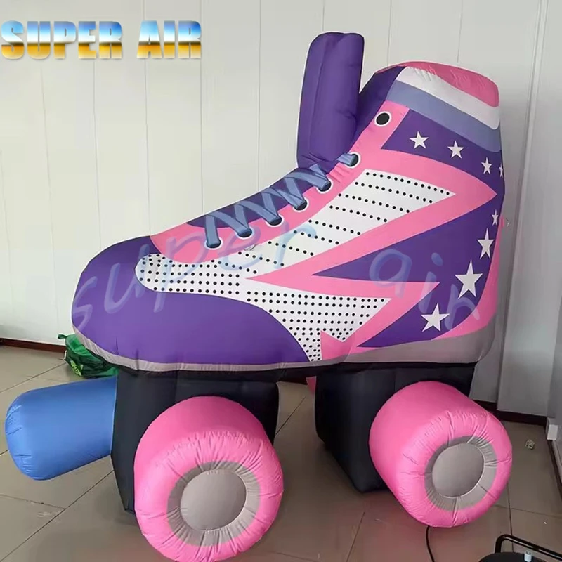 Joli style pour la décoration d'activité, patins à air, ballon, modèle de chaussures gonflables
