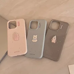 puppy west highland white terrier penguin Pink piggy Cartoon Phone case For iPhone 16 15 14 13 12 Pro Max Case Cute Soft Cover