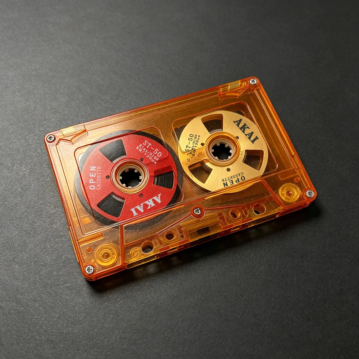 Open Cassette 50 Minute Blank Audio Cassette Reel to Reel Tape Double Side Metal Reel Hollow Case Self-Made High Quality Design view 4