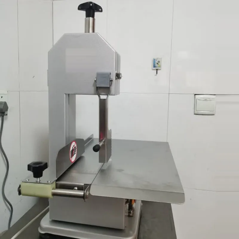 850W Electric Bone Sawing Machine Commercial Tabletop Bone Cutting Machine Lamb Bone Cutter Cut Trotter Ribs Frozen Meat