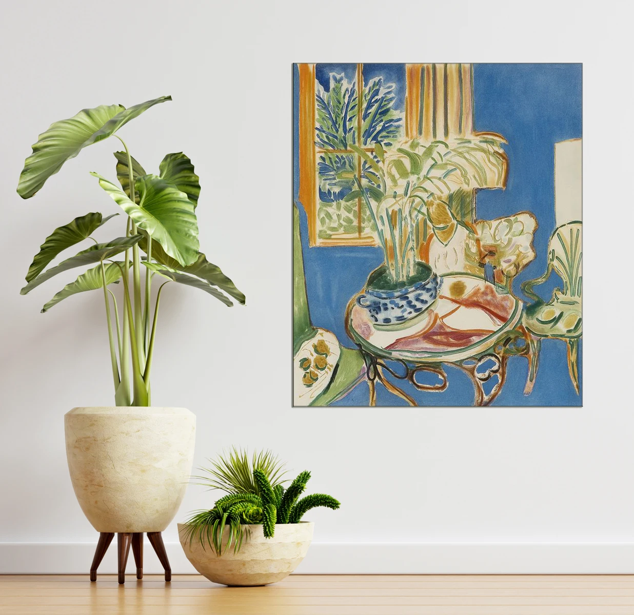 Blue Pot and Lemon By Henri Matisse, 100% Hand‑Painted Oil Painting Reproduction On Linen Canvas, Classic Still Life Wall Art,