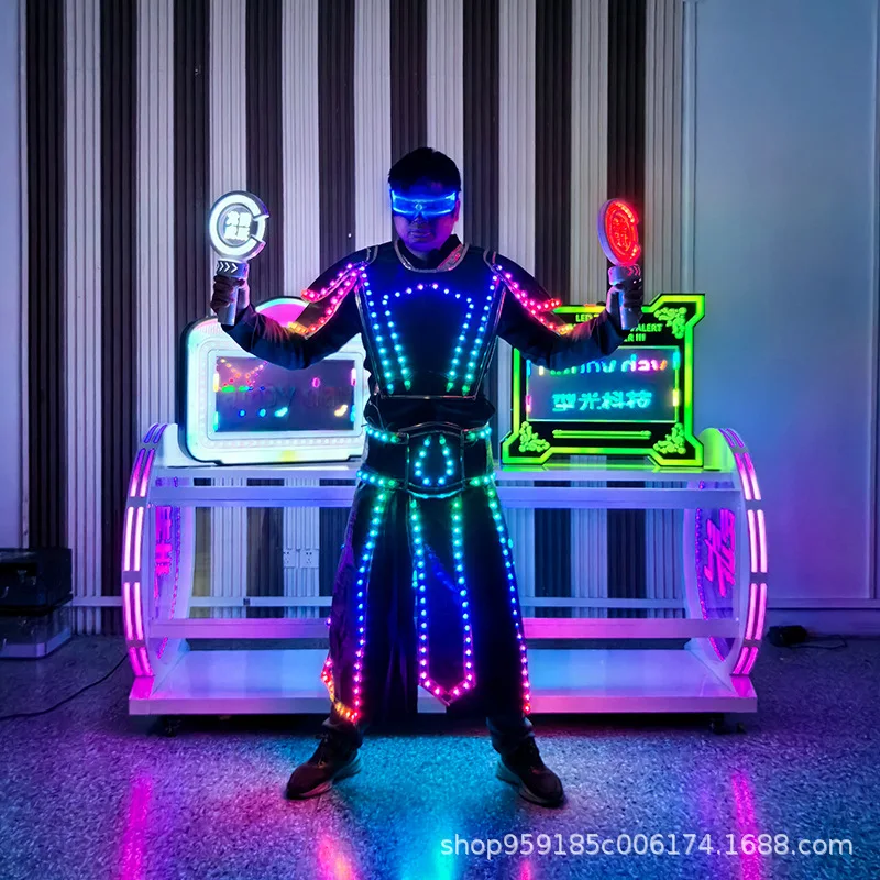 

Светодиодная светящаяся одежда Симфония, общий бар, вино, атмосфера, КТВ, светящееся ночное выступление на сцене