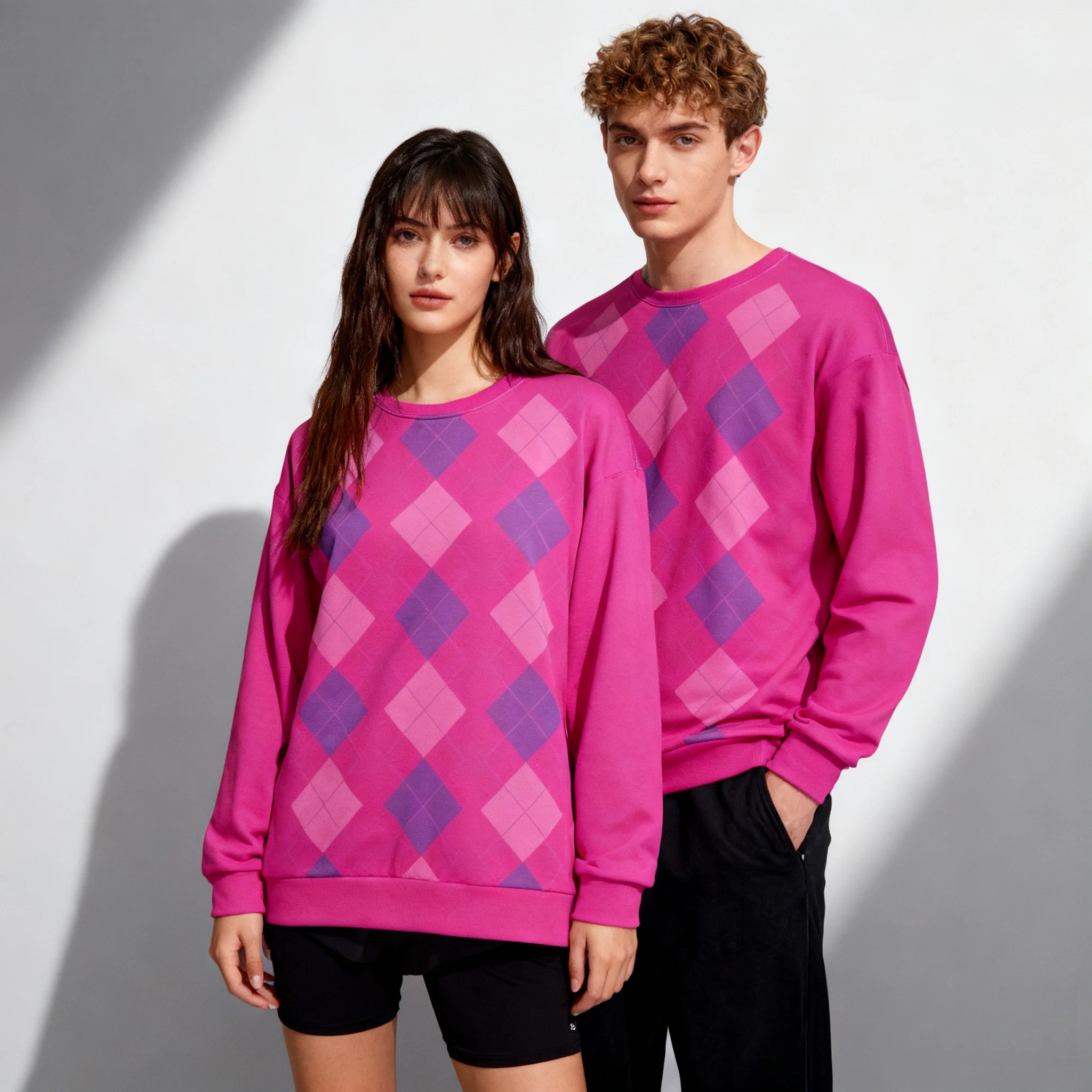 

Осенне-зимняя толстовка с круглым вырезом KPOP Witch Hunting Group в одном стиле, уличный ленивый стиль, большие размеры для женщин, для взрослых и детей