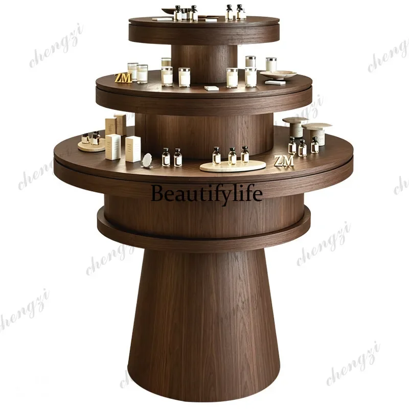Z138 Multi-layer circular display stand jewelry store display stand can be customized Nakajima