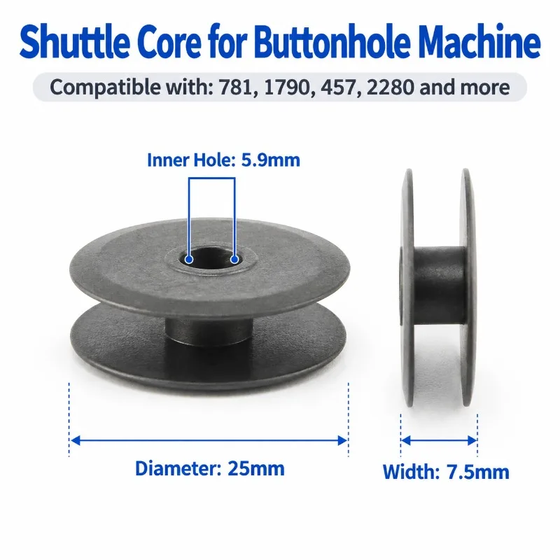 HENVOR Shuttle Core for 781 2280 457 2290 1790 Buttonhole and Zigzag Sewing Machine Replacement Parts