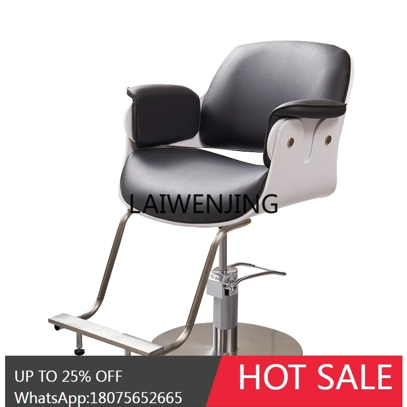 

stainless steel hair salon special liftable rotating tide shop hair perm and dyeing chair