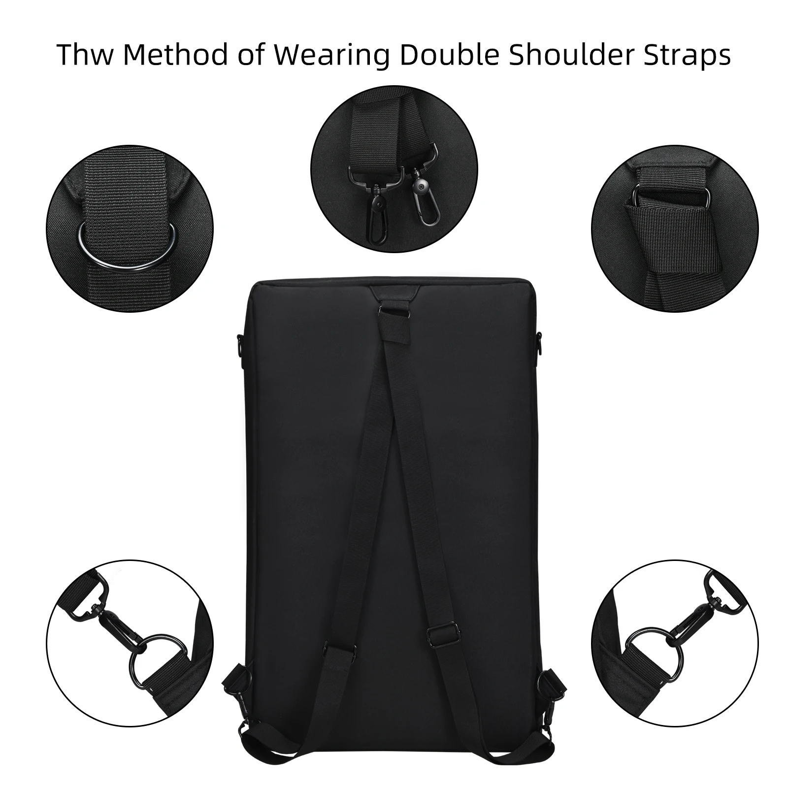 DJ Controller Shoulder Bag Adjustable Shoulder Strap Shoulder Bag Backpack DJ Gig Bag for Pioneer DDJ- SR2 2023/ DDJ- SR 1st Gen - view 3