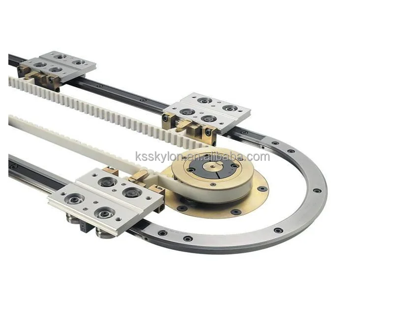 HCY China SKYLON Customized  R100 R200 R300 Circular Guide Rail with Block for Horizontal Line Transfer Equipment