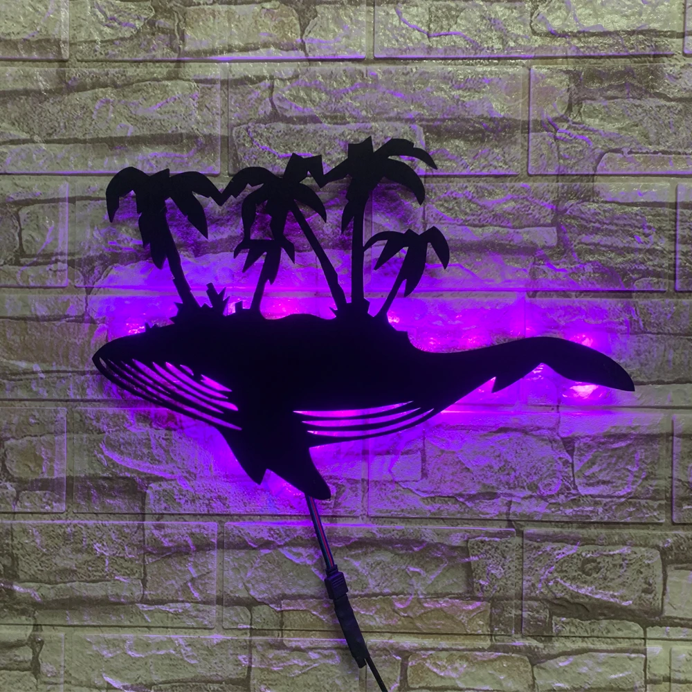 

Modern Creative LED Multi-Color 3D Wall Lamp Interior Decoration Background USB Remote Control Night Light Cable 2M