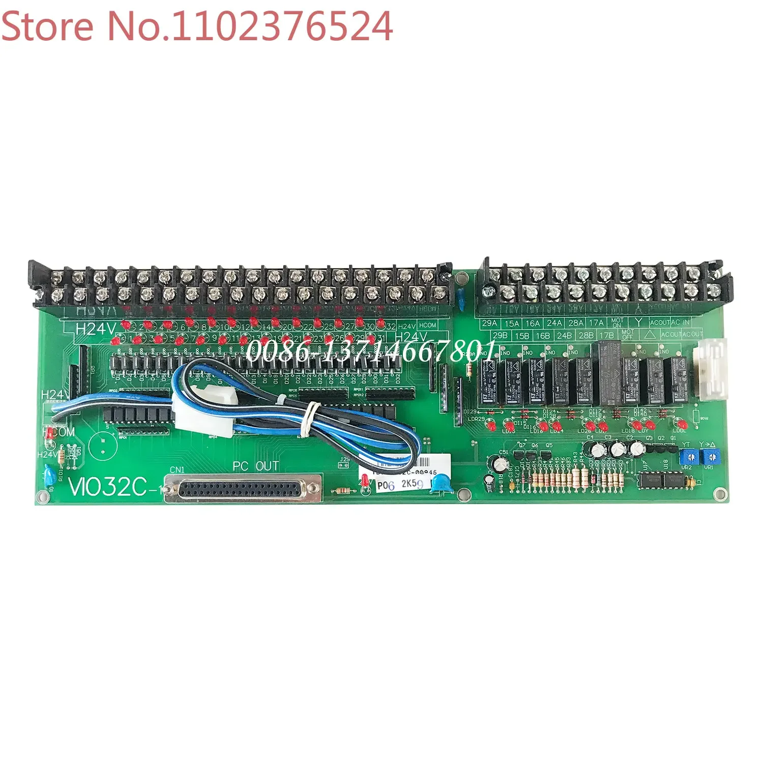 Techmation VIO32C-1 IBOVIO32C, c6000 C7000 control system IO board for Haitian  molding machine