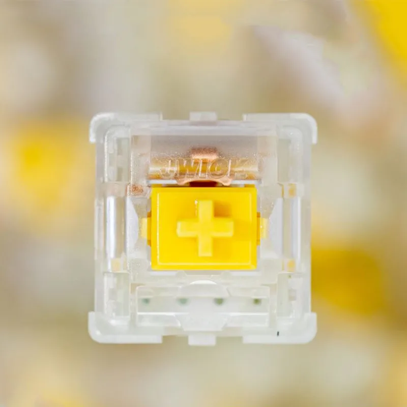 EverGlide Jwick Yellow White Red Linear Switches Pro Better Pre-Lubed By JWICK Yellow Linear Switch Mechanical Keyboard Switches