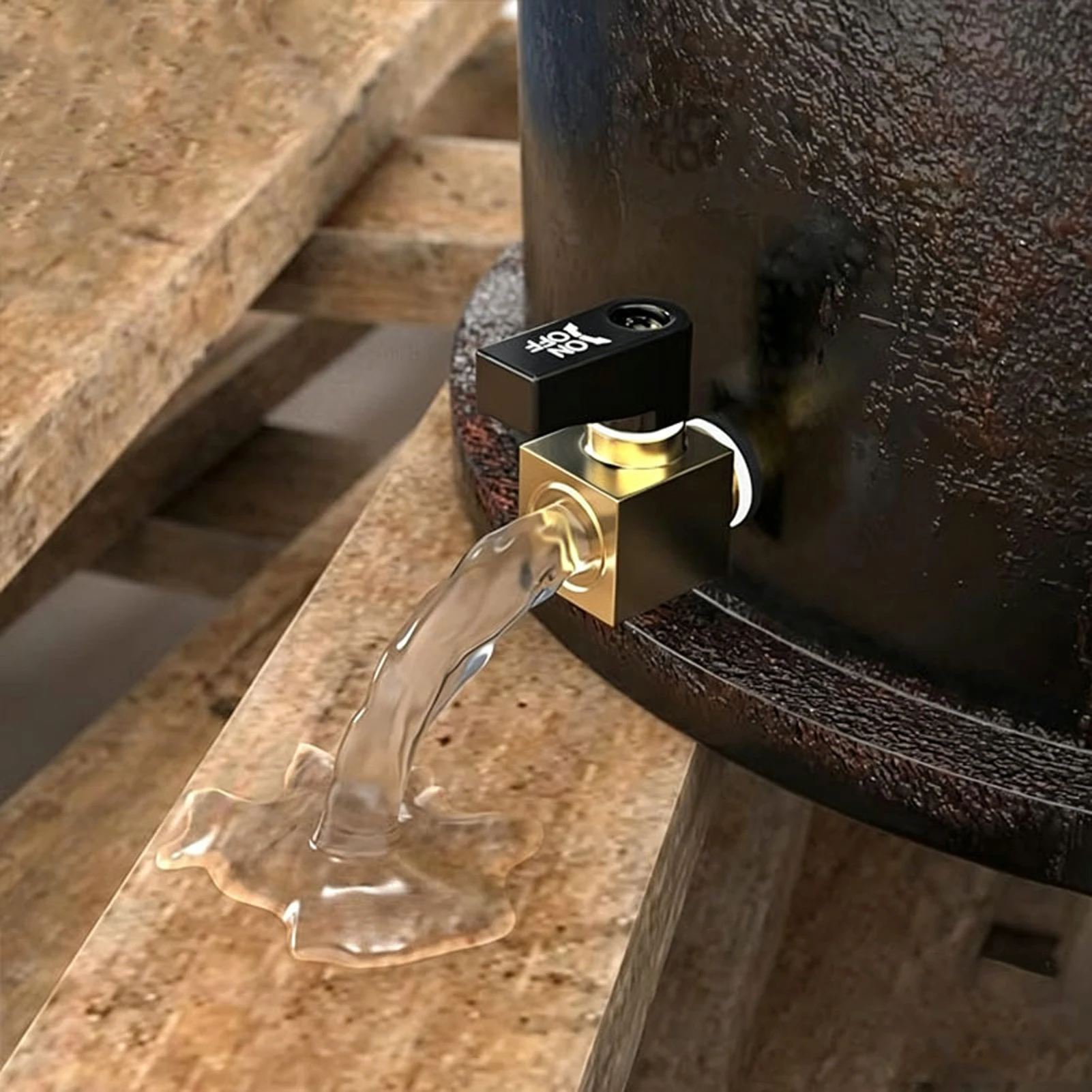 Brass Ball Valve Durable Pneumatic Water Switch for Industrial Air Compressor Systems PTFE Seal Straight Through Valve