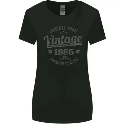 Vintage Year 39th Birthday 1985 Womens Wider Cut T-Shirt