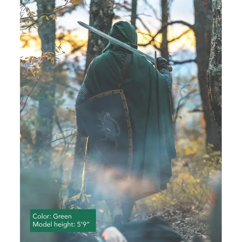 

CyMedieval Ranger Cloak - Linen - 6 Color Choices