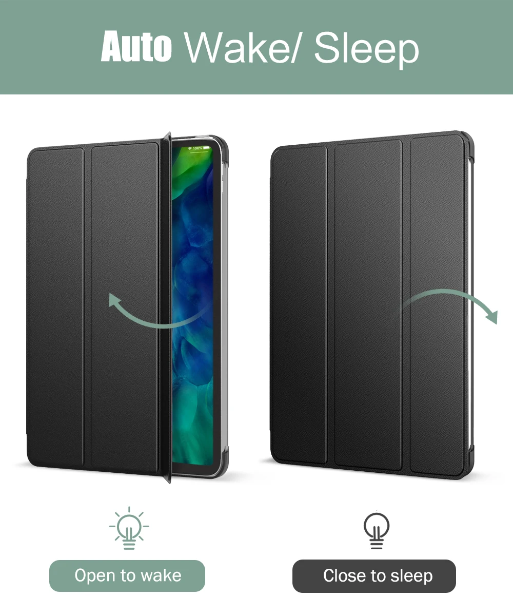 Case For iPad Pro 11 2020 2nd Generation[Support for Apple Pencil Charging] Slim Lightweight Translucent Shell Protective Cover