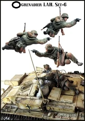 272-1/35 Resin Figure Model GK, Unpainted and Unassambled kit. German Soldier infantry 1PCS .