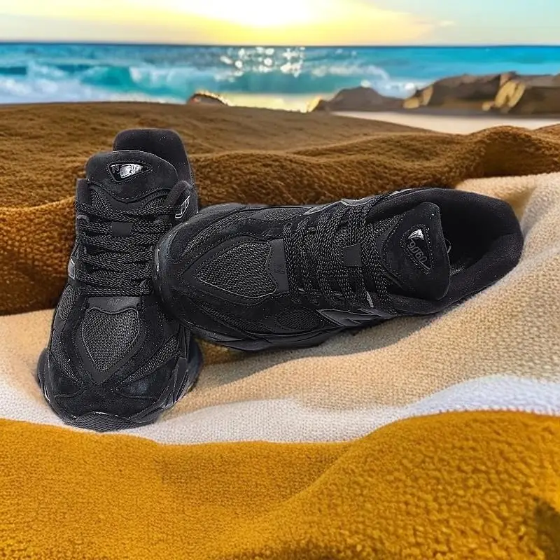 

Model 9060 Trendy Sports Casual Shoes, Adorned with Popular Elements Like Metal for Unique Personality