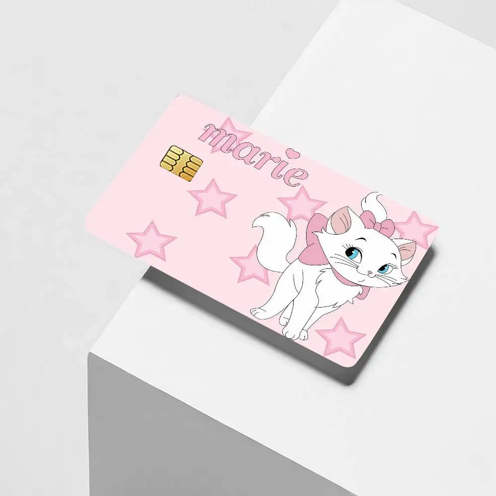 Cartoon Cute M-MarieS Credit Card Decorative Card Stickers Suitable For Bank Cards Metro Transit Anti-scratch Gift 4PCS