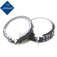 1pcs/lot Button  5.5V 4F V  P6MM Super capacitor 5R5405V 5.5V4.0F In Stock