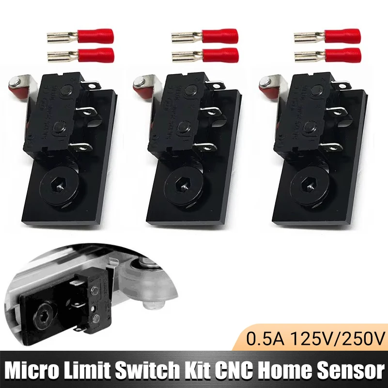 Gia Công CNC Micro Hạn Chế Chuyển Đổi Bộ Với Tấm Gắn Cho 3D Máy In, Bò CNC, workBee Và Các CNC Router Máy