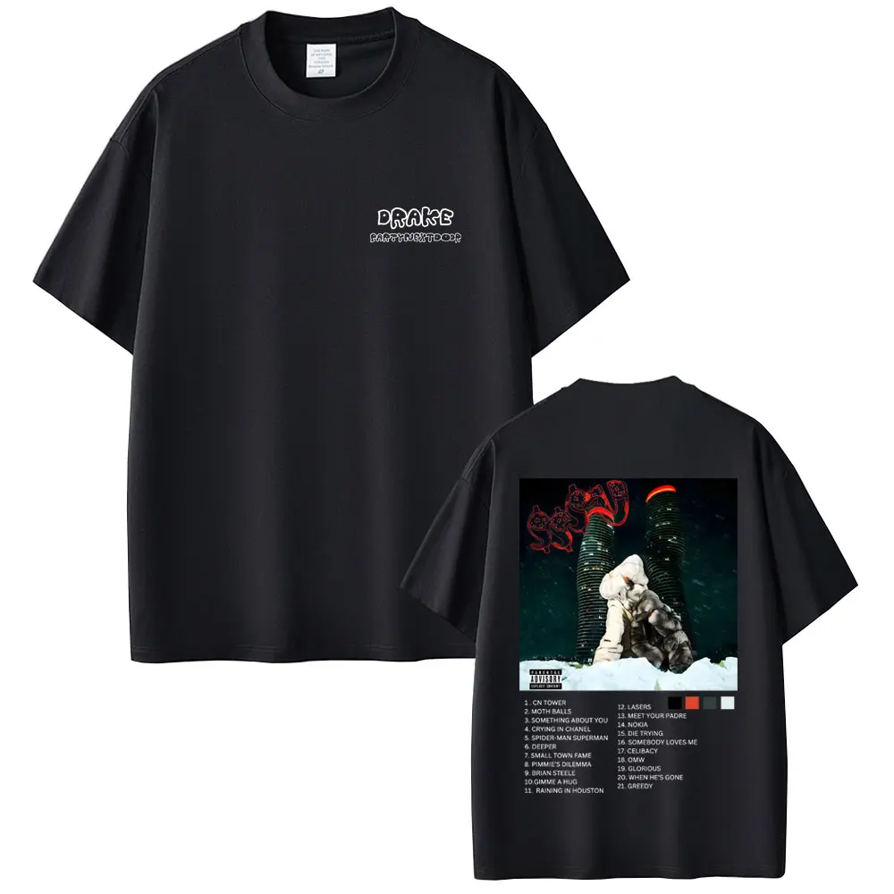 

Rapper Drake with Partynextdoor SSS4U T-shirt Some Sexy Songs 4 U Album Graphic T Shirt Men Women Hip Hop Fashion Trend T-shirts