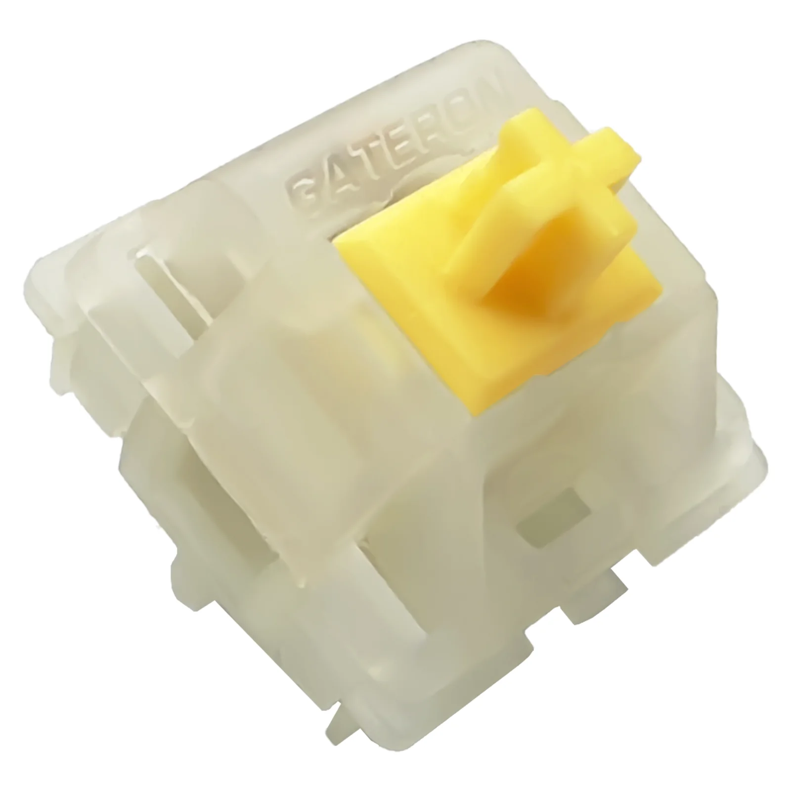 

Переключатели Gateron Milky Yellow Pro V2 для механической клавиатуры MX, 5-контактные линейные/переключатели с предварительной очисткой, 50 гс