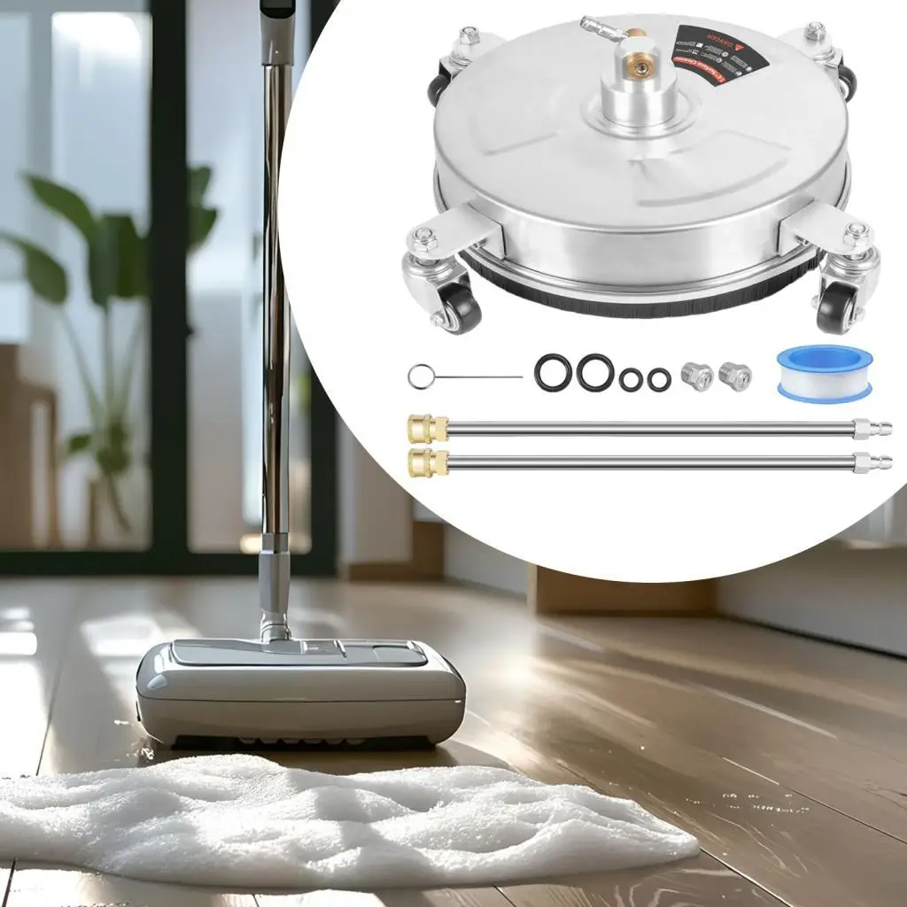 

Pressure Washer Surface Cleaner Stainless Steel for Cleaning Driveway Patio