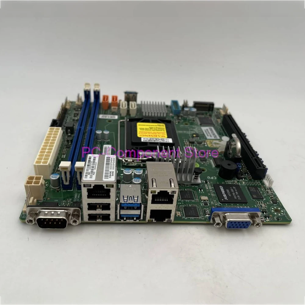 Placa base de servidor para Supermicro C242 M.2 doble Gigabit gestión remota M-ATX X11SCL-IF