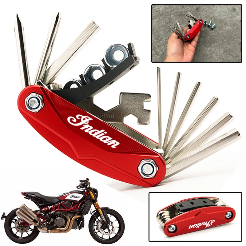 2024 New Motorcycle Tool Repair Screwdriver Set CNC Accessories For Indian FTR 1200 S FTR1200 Carbon / Rally Chief VINTAGE Scout