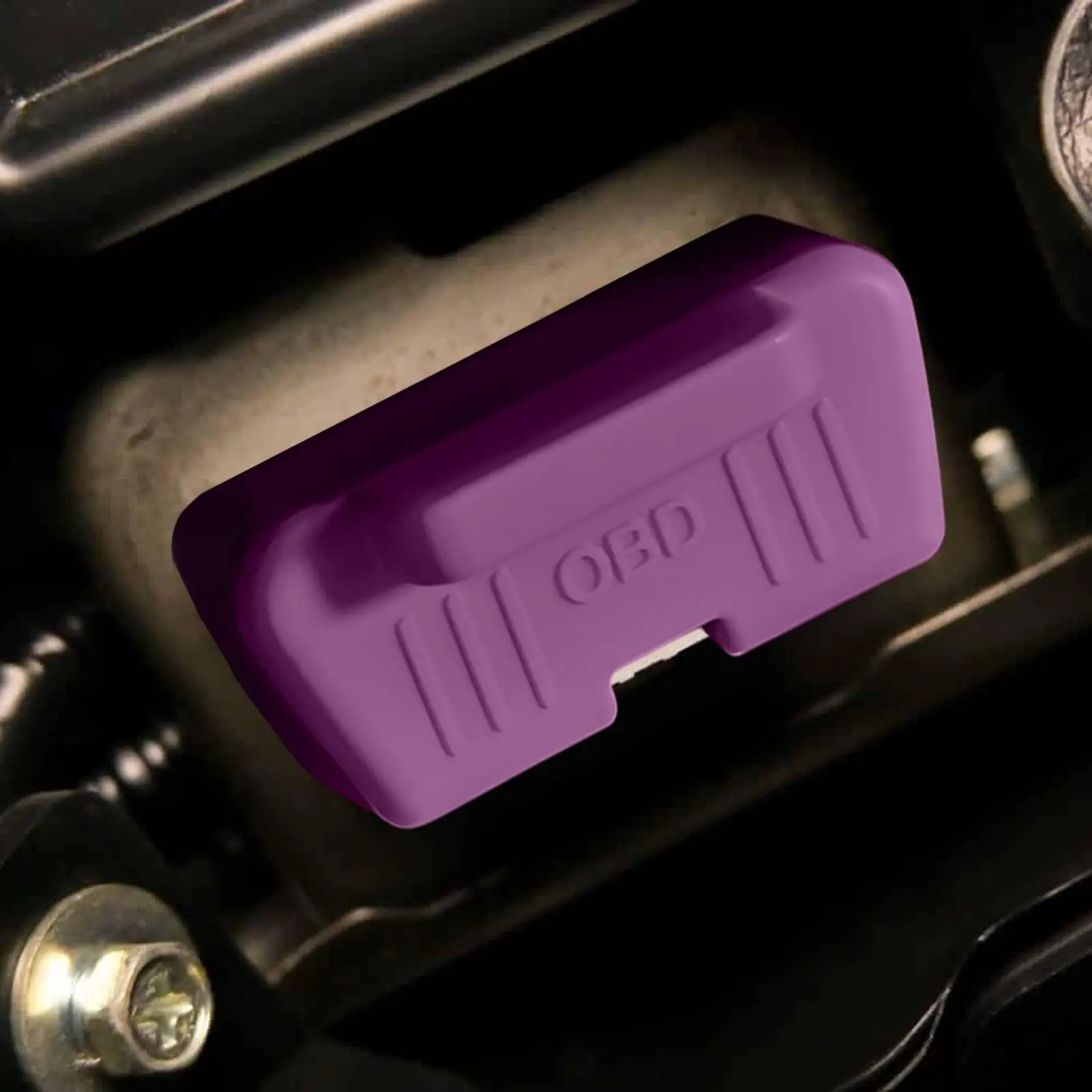 Obd-poortslot Cover Lock Obd-interface beschermhoes Siliconen beschermhoes Autobeveiligingsapparaat Auto Safety Tool