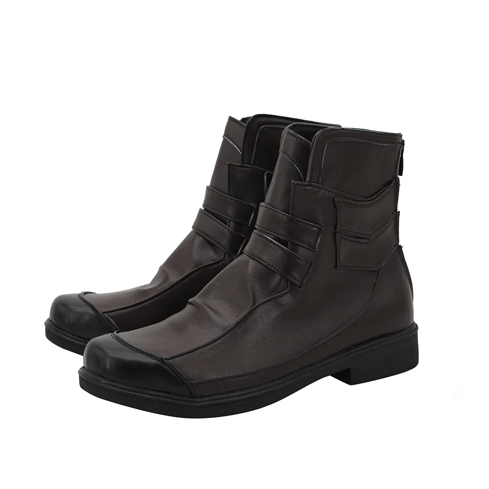 Bottes de cosplay LOL Ezreal pour garçons et filles, chaussures marron, sur mesure, accessoires de cosplay