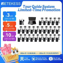 RETEKESS TT125 Tour Guide System Whisper Tour Guide System Radio Guide For Excursion Translation Church Museum Hajj Conference