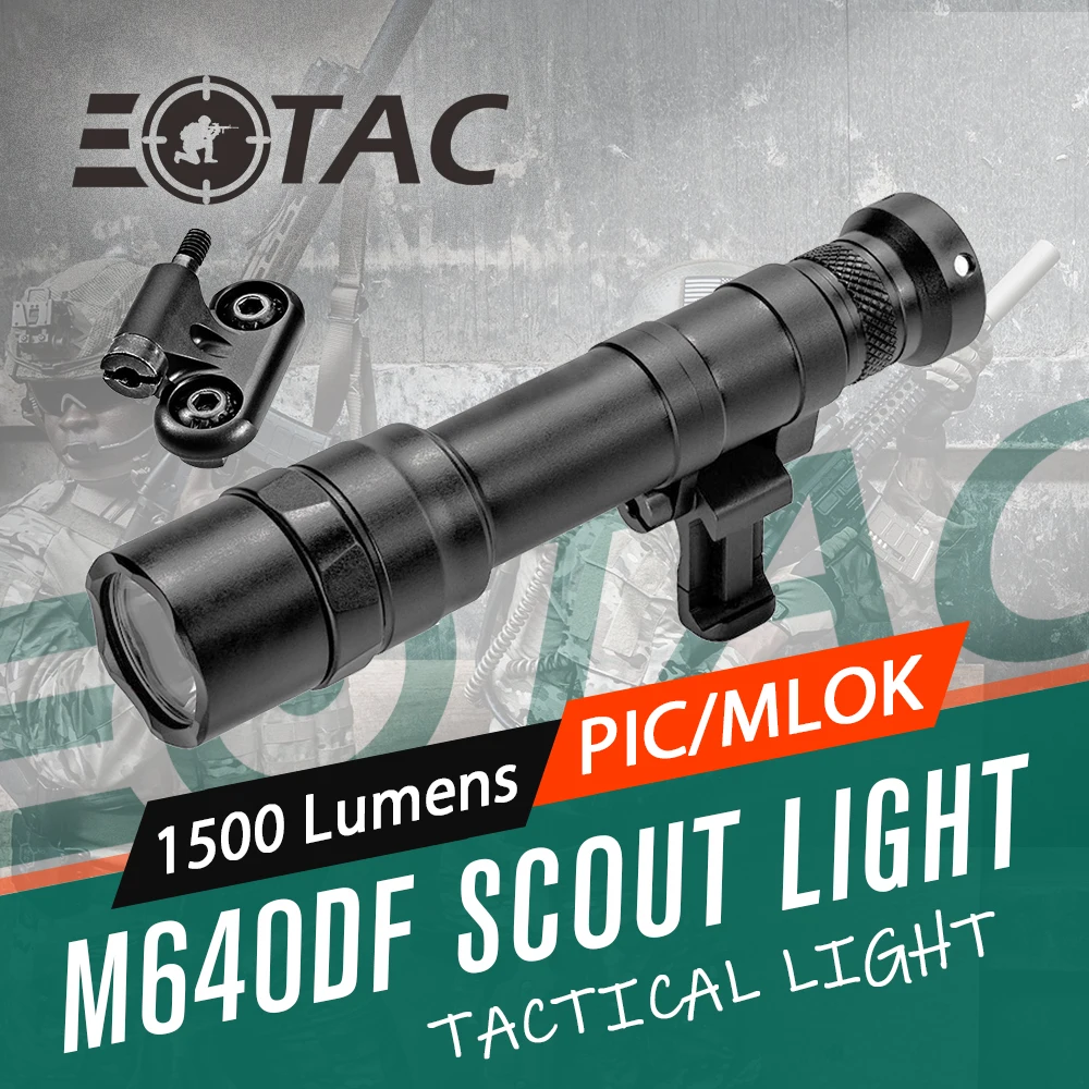 

New Tactical M640V M640DF M640 DF Weapon Light LED White Light With Storbe Flashlight