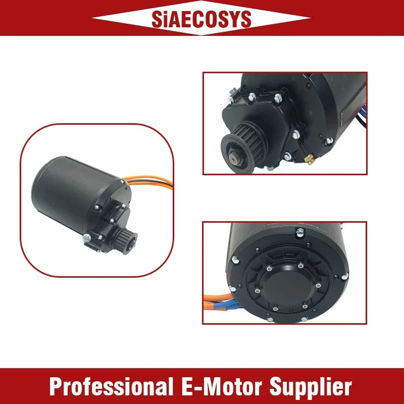 QSMOTOR Electric Motorcycle QS138 V3 4000W 90H Mid Drive Motor with Gearbox Liquid Cooled High Torque Version - view 3