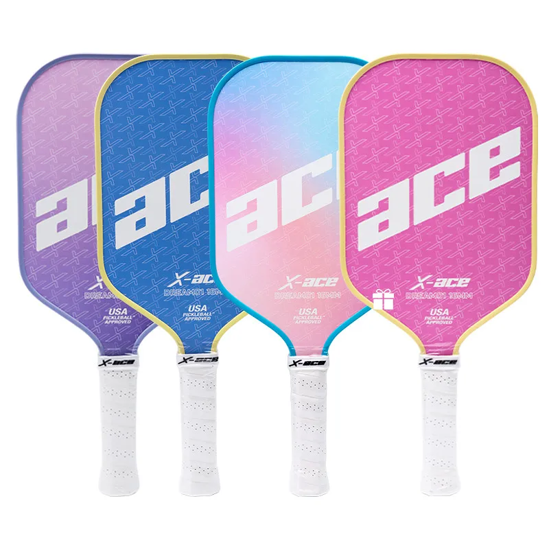 

X-ace Pickleball Paddle Fiberglass, 16mm Polypropylene Honeycomb Core, Lightweight Pickleball Racket Ideal for Men&Women Players