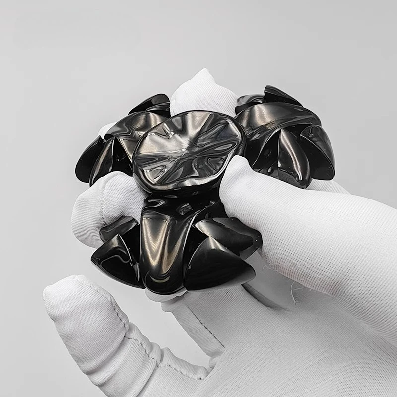 الميكانيكية الحبار درع افتتاح الجيروسكوب EDC الميكانيكية الحبار المتفجرة درع الميكانيكية المعادن جيروسكوب ببصمة الإصبع لعبة الضغط