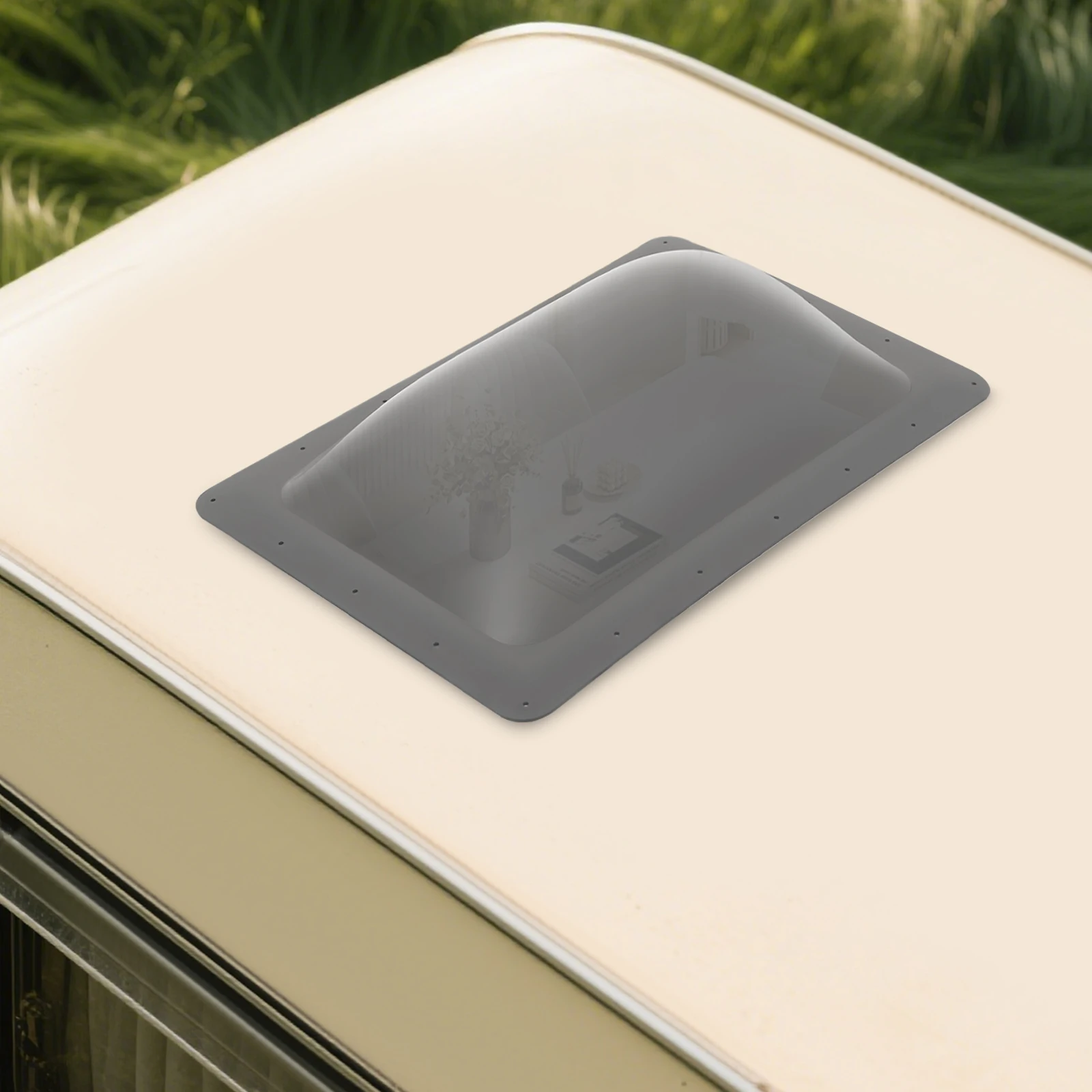 

18*26in RV Skylight Outer Dome RV Skylight Replacement Cover Camper RV Skylight Outer Cover Fit for RVs Campers