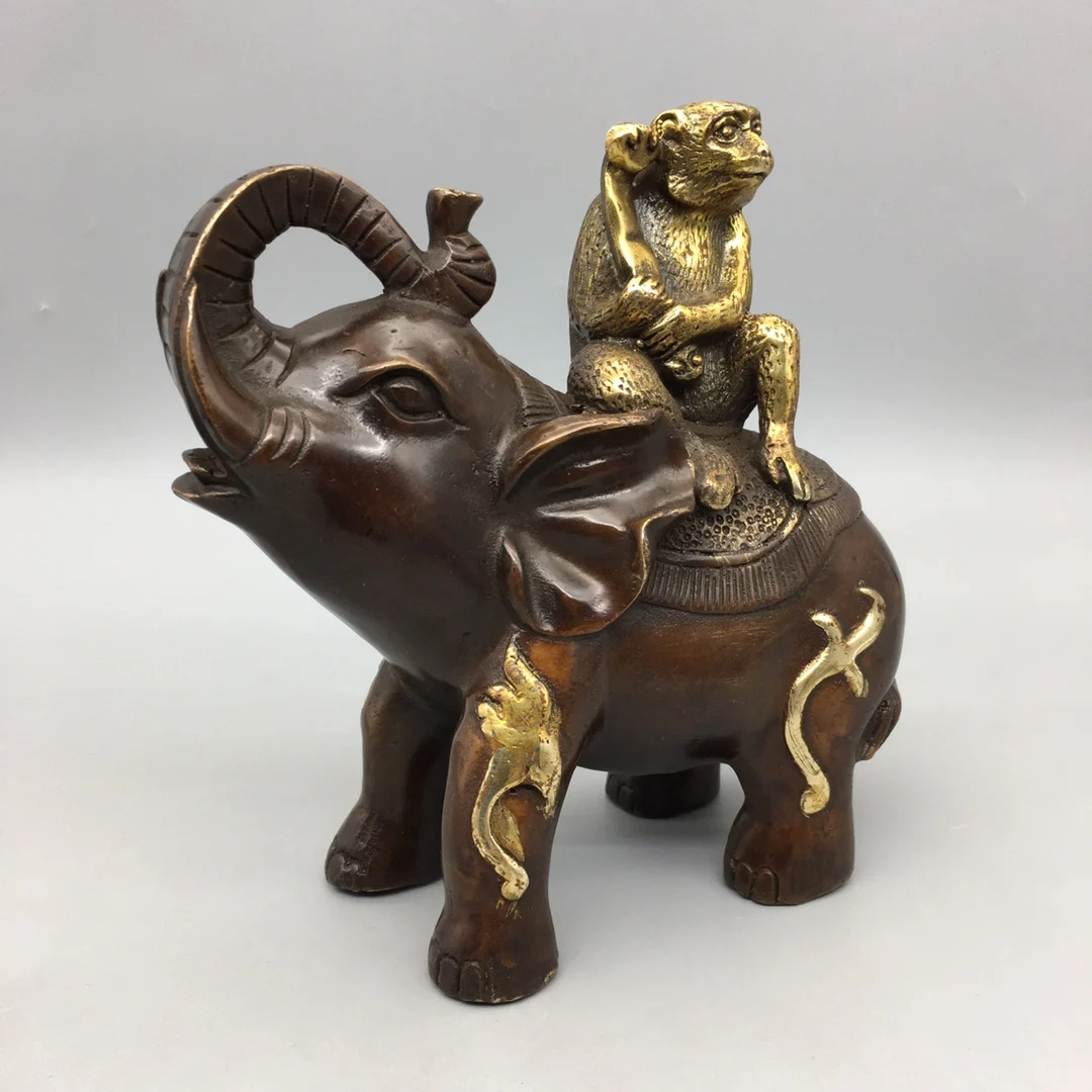 

17cm Collection of antique bronze statues, enfeoffment of nobles and ministers, exquisite craftsmanship, rich and mellow patina