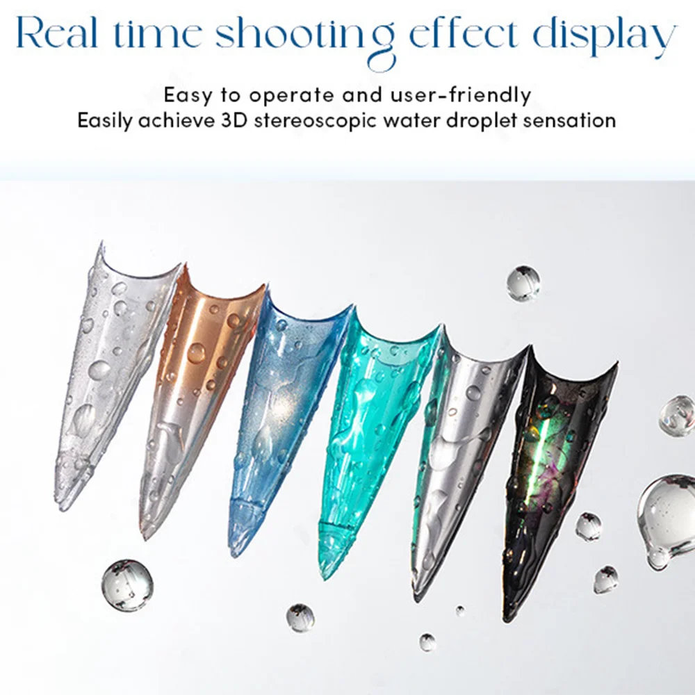 1/2Pcs Summer Clear Water Droplet Gel Nail Polish 3D Waterdrop Drop Bubble Effect Nails Gel Polish Soak Off UV Manicure Varnish view 3