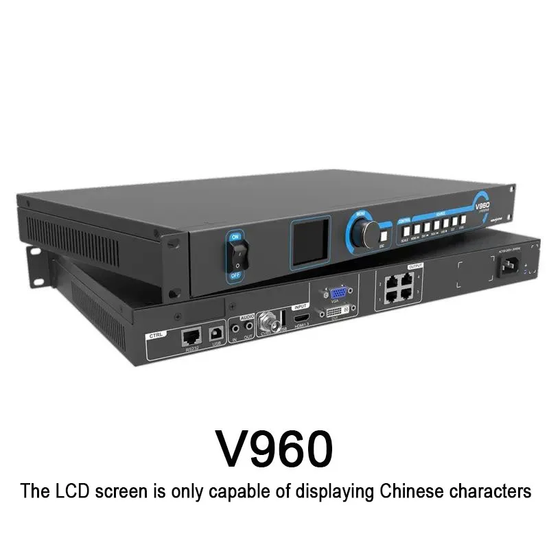 High Definition Novastar V960 Dual screen one piece video pr